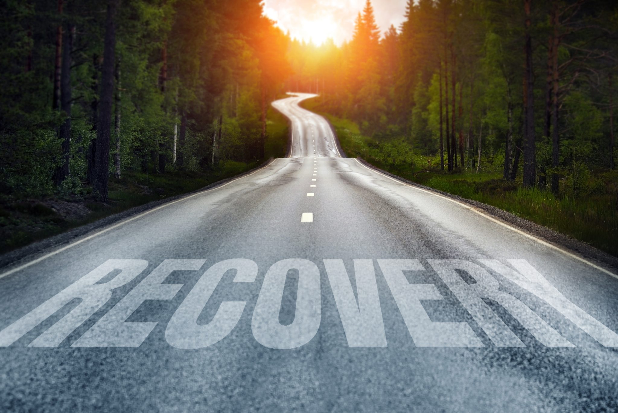 An individual on the path to recovery from substance use disorders, representing hope and healing.