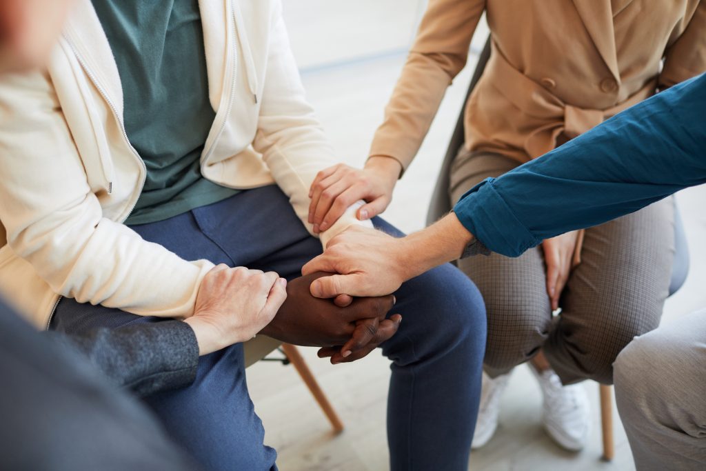 A visual representation of aftercare support for individuals recovering from substance use disorders, highlighting key components and benefits