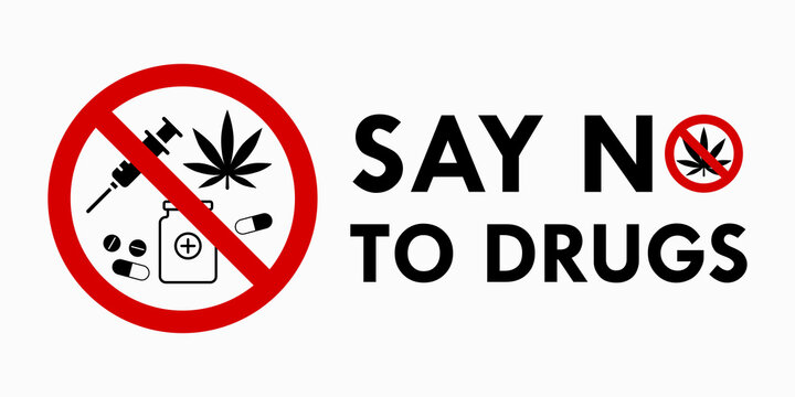 Logo representing drugs, addiction, and substance use awareness, often used for recovery and prevention messaging