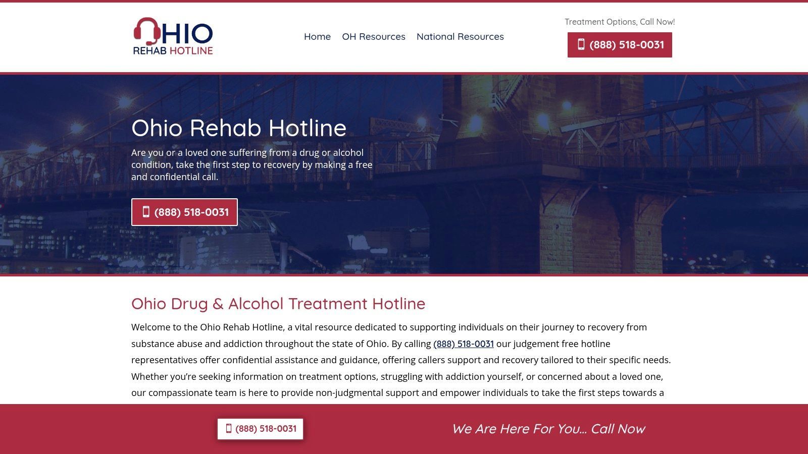 Ohio Rehab Hotline