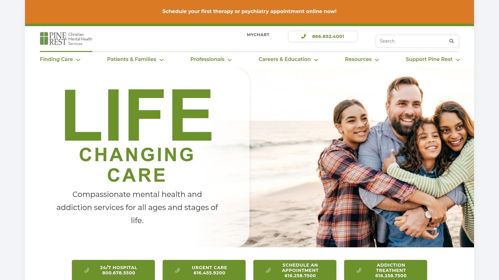 Pine Rest Christian Mental Health Services