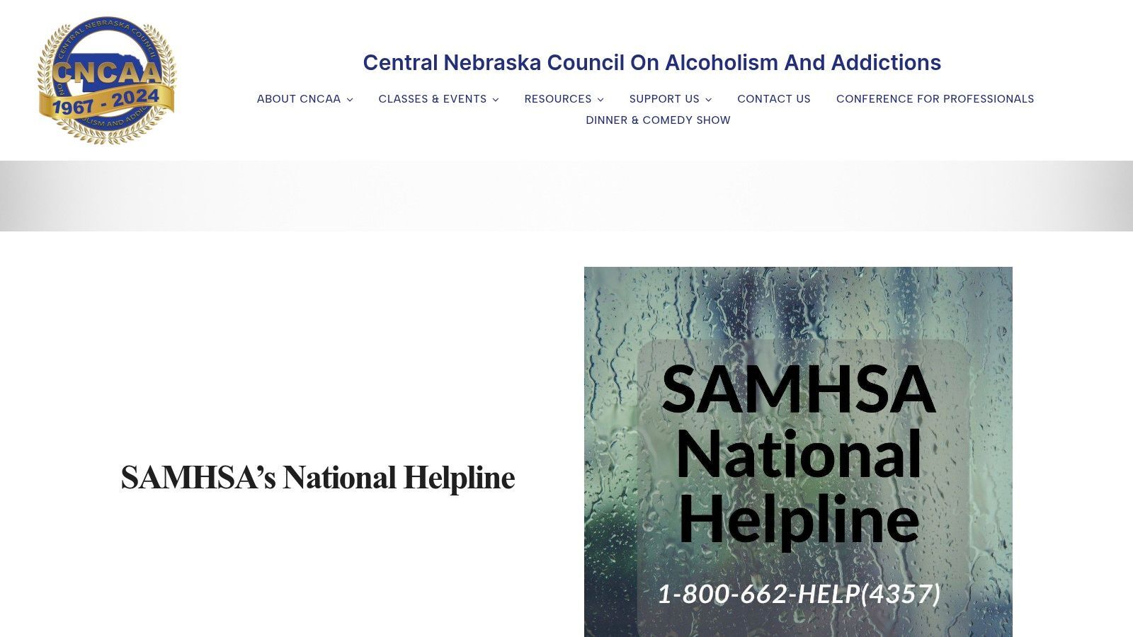 SAMHSA’s National Helpline