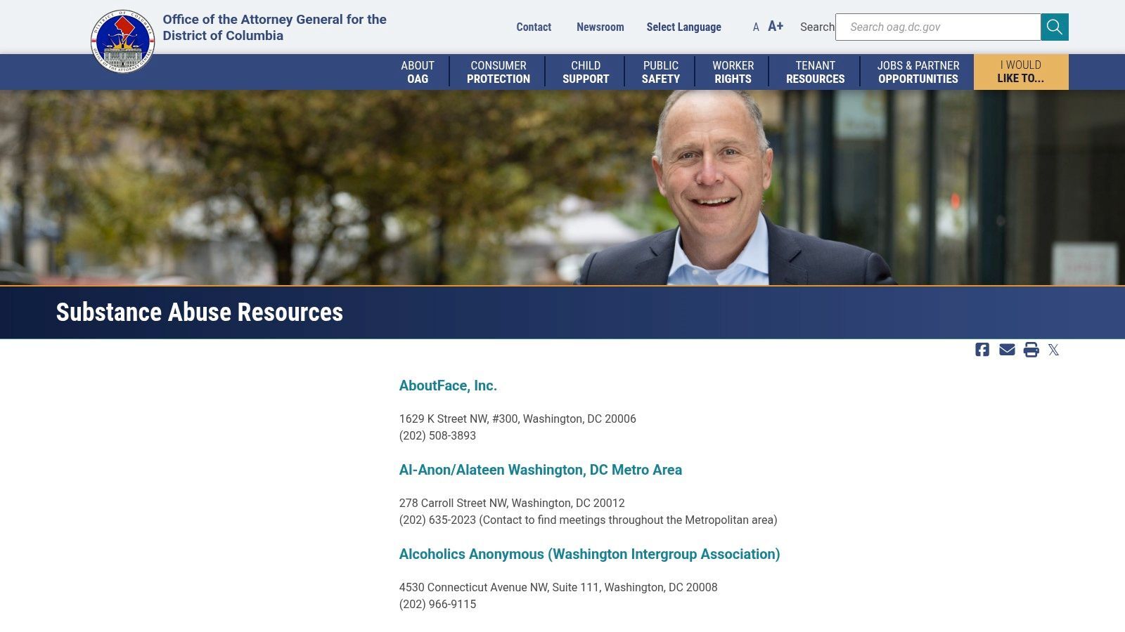Alcoholics Anonymous (Washington Intergroup Association)