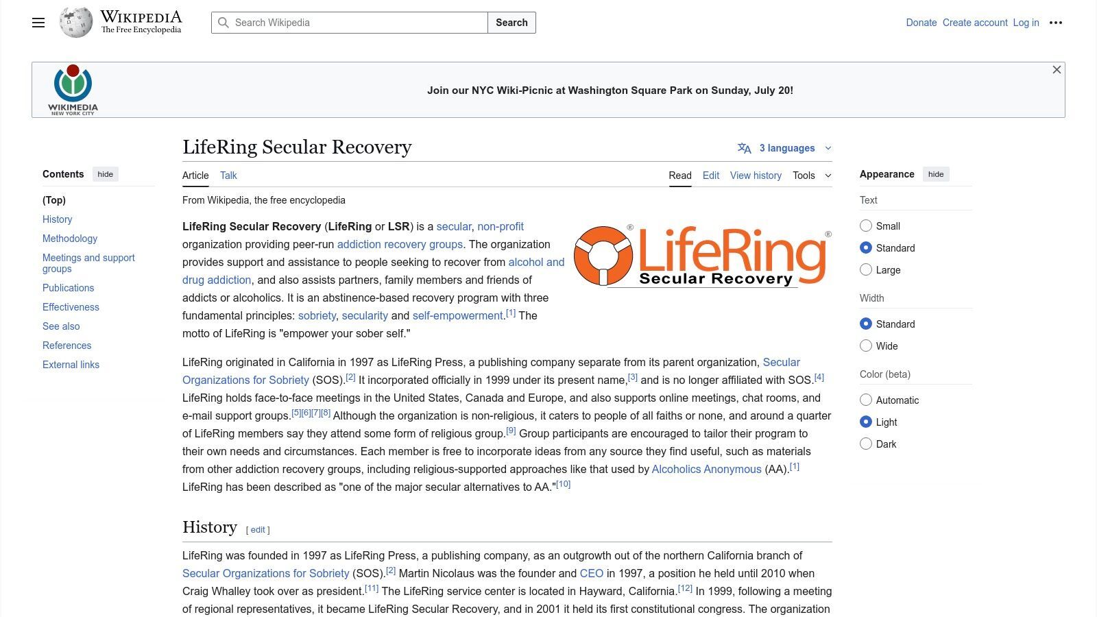 LifeRing Secular Recovery