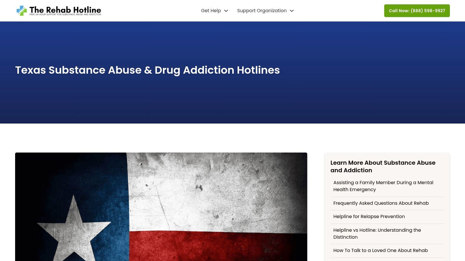 Texas Rehab Hotline