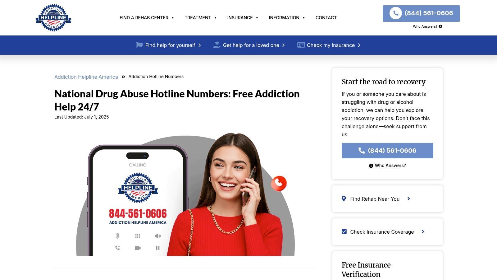 Addiction And Rehab Hotlines