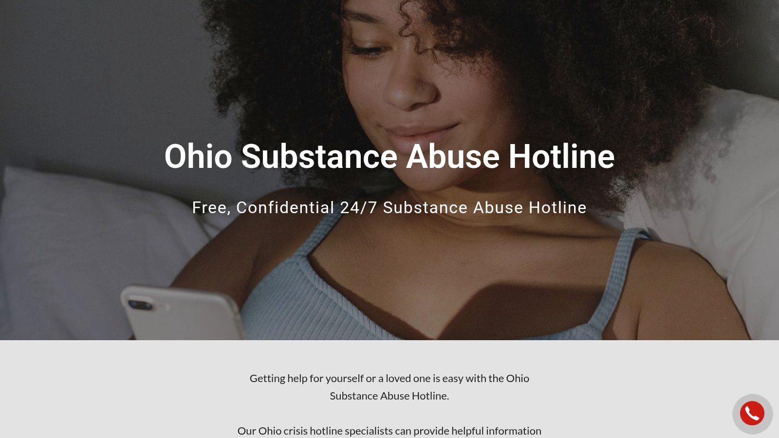 Ohio Substance Abuse Hotline