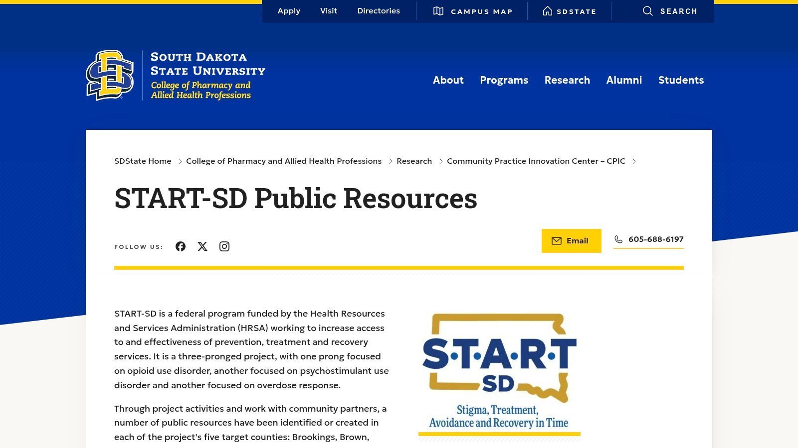 START-SD Public Resources – South Dakota State University