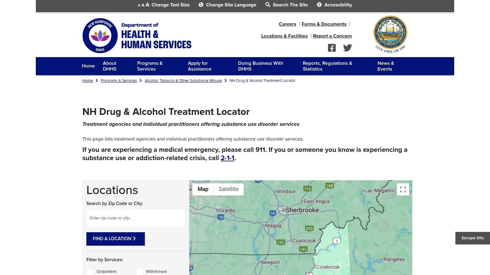 NH Drug & Alcohol Treatment Locator