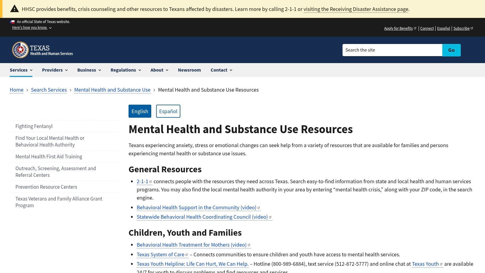 Texas Health and Human Services Commission (HHSC)
