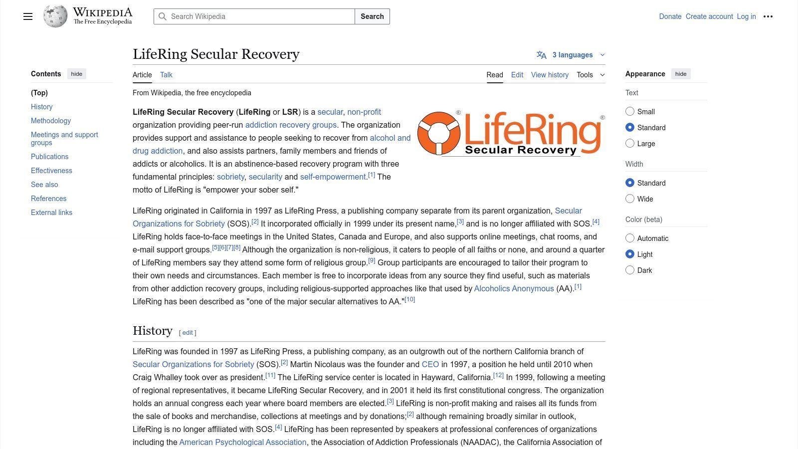 LifeRing Secular Recovery
