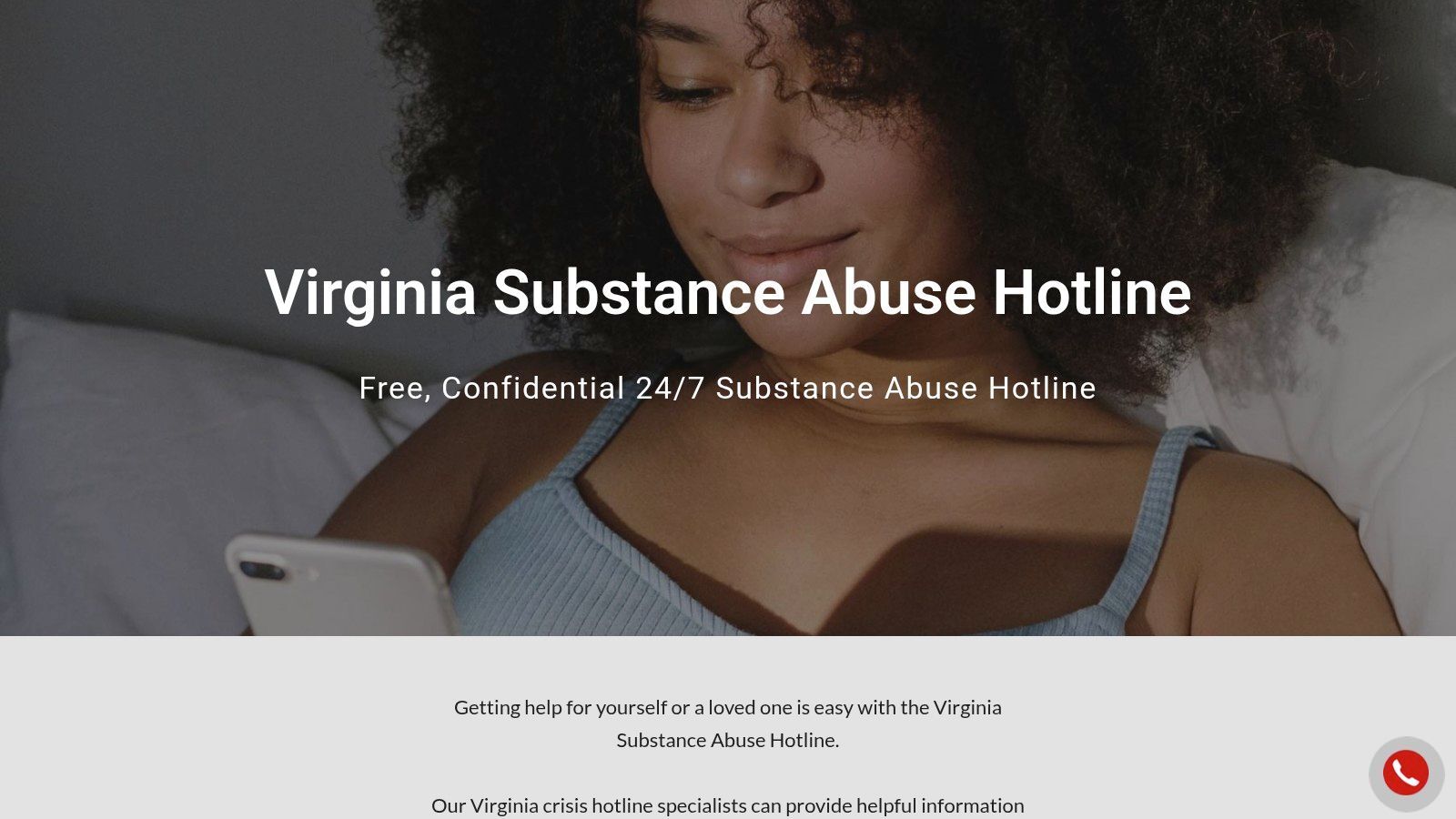 Virginia Substance Abuse Hotline
